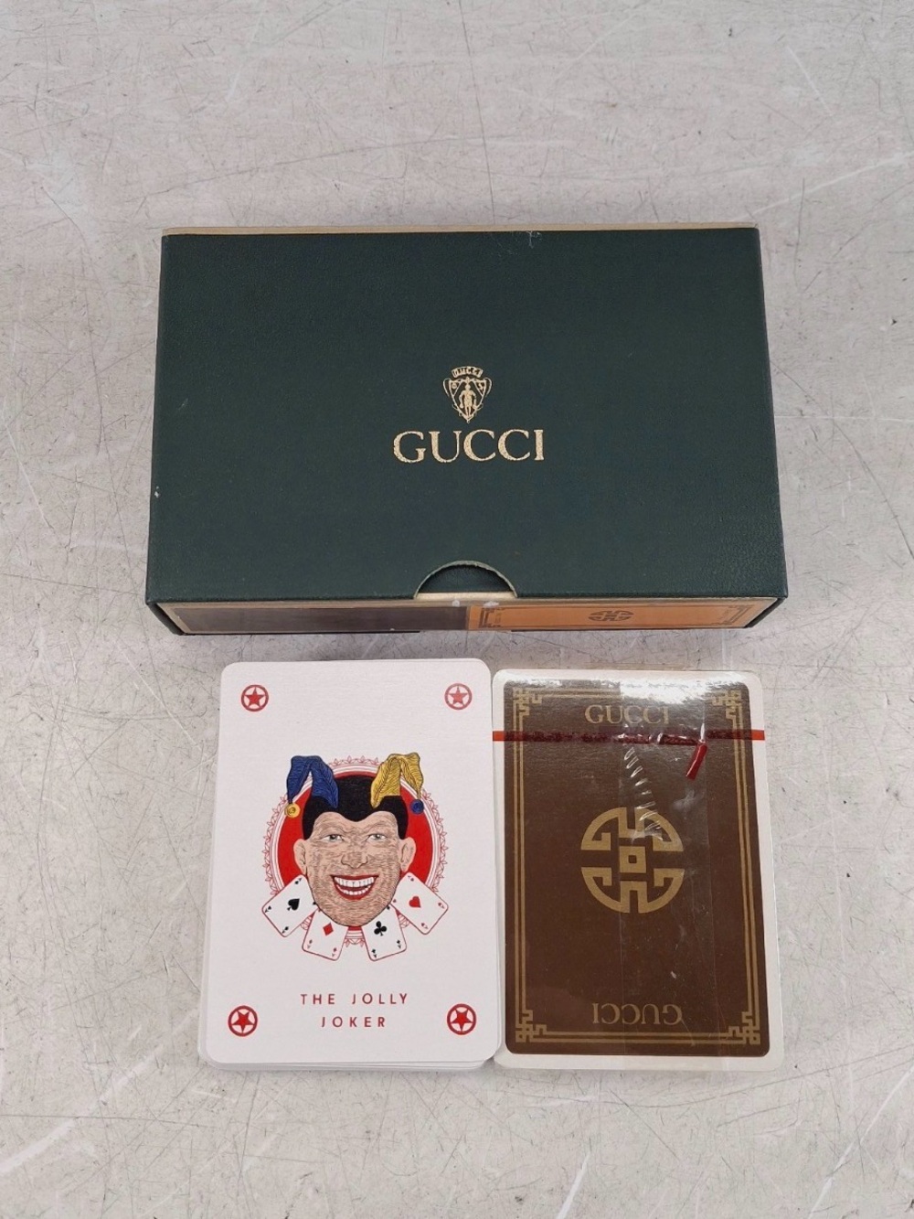 1970s Gucci Playing Cards with Box